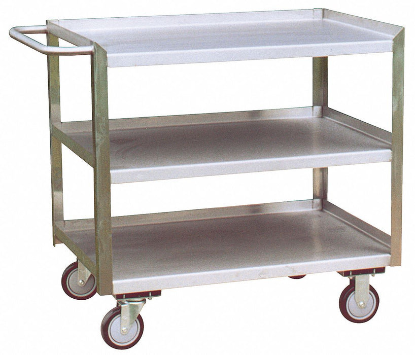 Metal Shelf Cart 1 200 lb SS