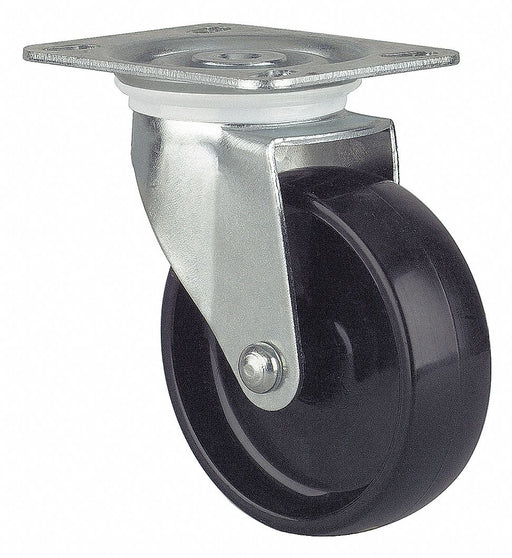 Plate Caster Swivel Nylon 5 H