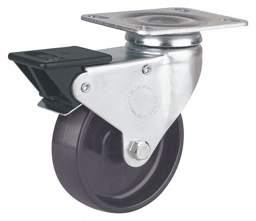 Plate Caster Swivel Nylon 5 H