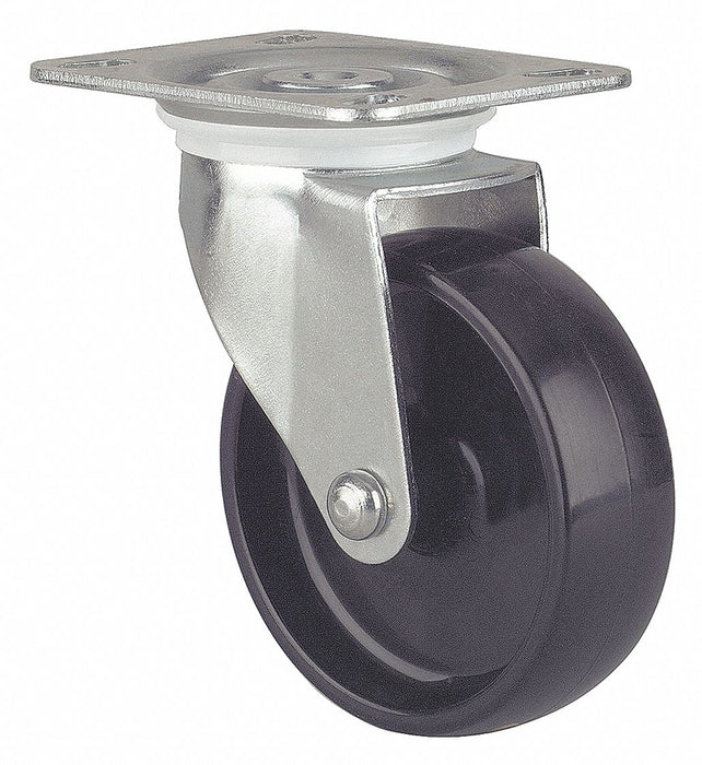 Plate Caster Swivel Nylon 6 H