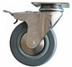 Plate Caster Swivel Rubber 5 3/16 H