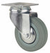 Plate Caster Swivel Rubber 2 11/16 H