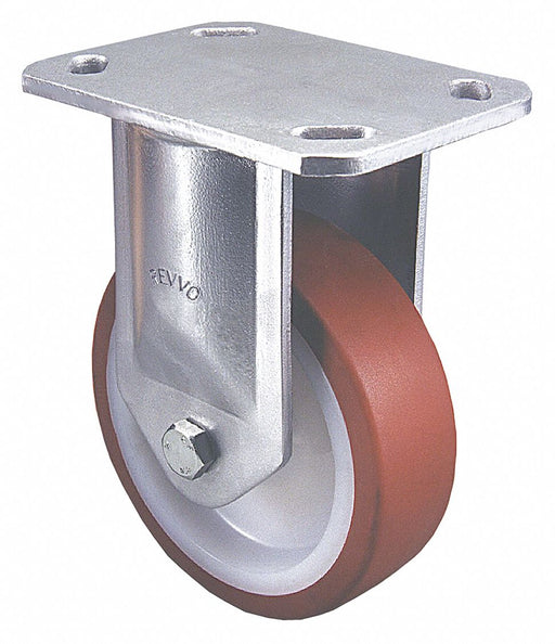 Plate Caster Rigid Polyurethane 9 1/2 H