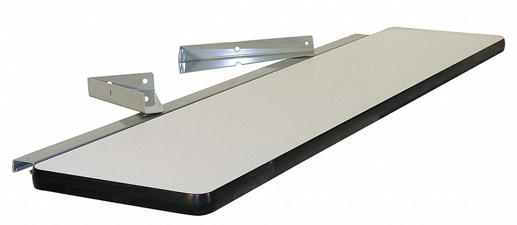 Cantilever Shelf 60 W x 12 D x 2 H Gray