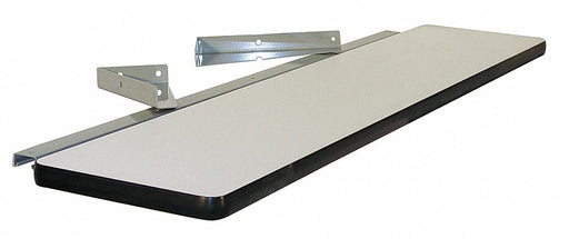 Cantilever Shelf 72 W x 12 D x 2 H Gray