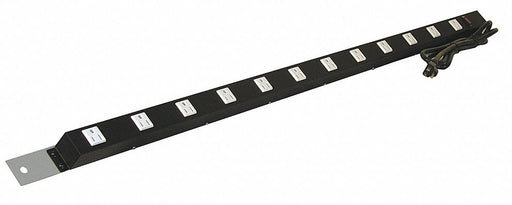 Power Strip 66-1/2 W 1-1/2 H Gray