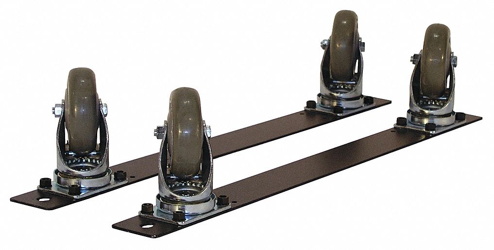 Plate Caster Kit Polyurethane 275 lb PK4