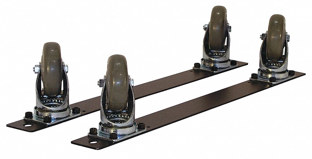Plate Caster Kit Polyurethane 275 lb PK4