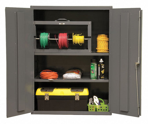 Storage Cabinet 48 x36 x18 Gray 2Shlv