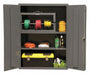 Storage Cabinet 48 x36 x18 Gray 2Shlv