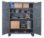 Storage Cabinet 78 x36 x18 Gray 4Shlv