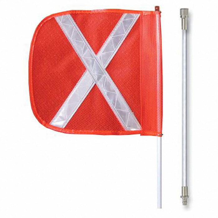 Warning Whip 8 ft Includes Flag