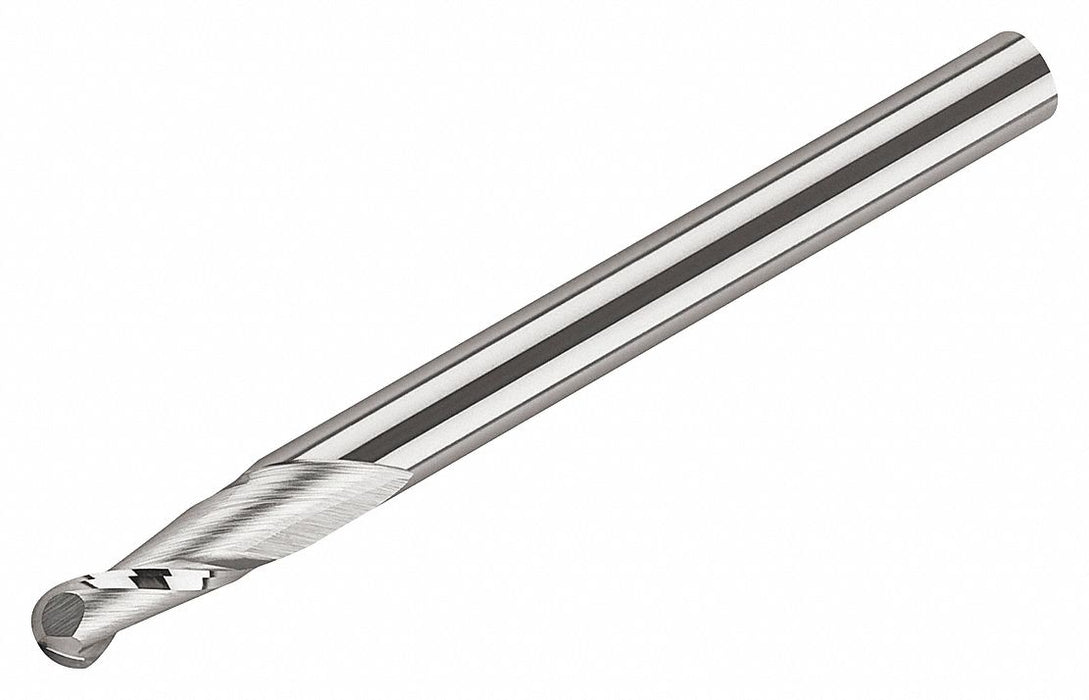Ball End Mill Single End 0.50mm Carbide