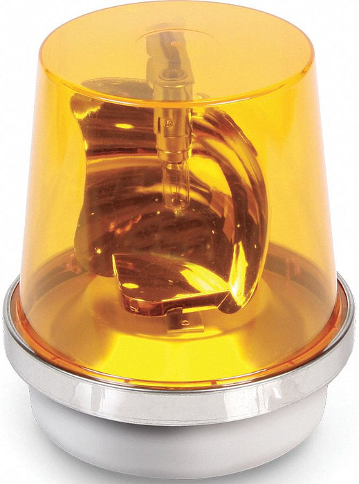 Rotating Warning Light Halogen Amber