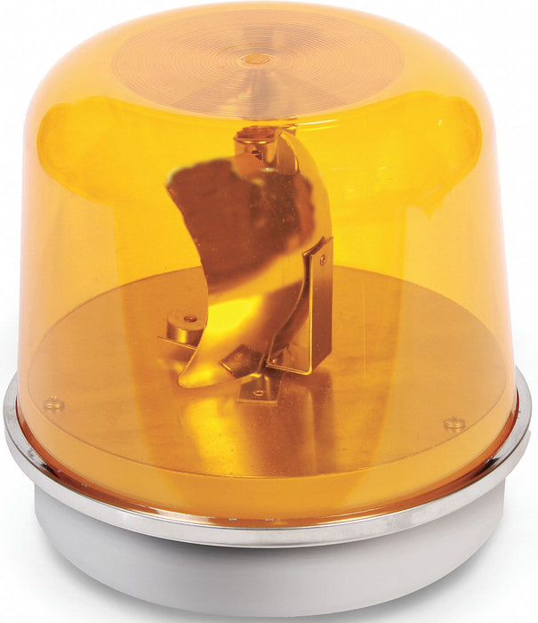 Rotating Warning Light Halogen Amber