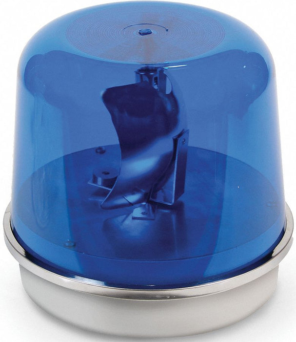 Rotating Warning Light Halogen Blue