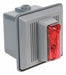 Horn Strobe Red 5-1/2 in H 24VAC/DC