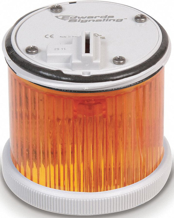 Tower Light LED Steady 24VDC 70mm Ambr