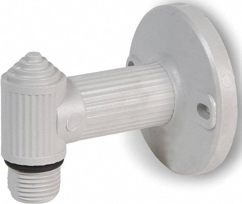 Threaded Wall Mount Polycarbonate Gray