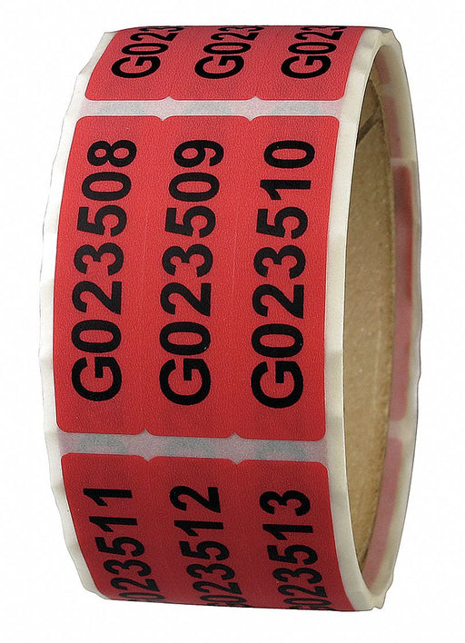 Tamper-Evident Tape 1/2Inx1-7/8In PK250