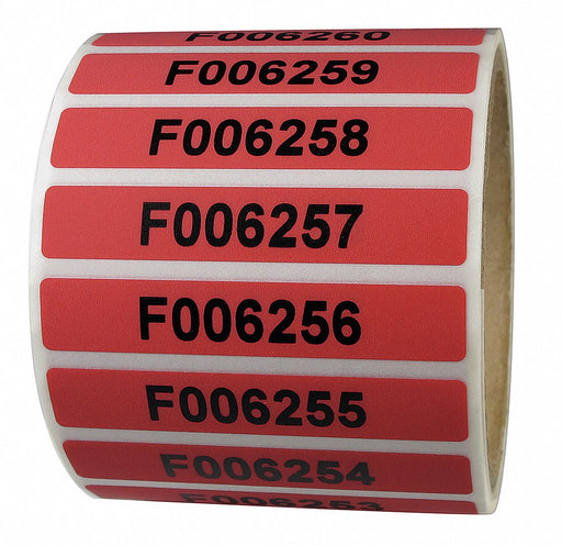Tamper-Evident Tape 1/2Inx2-7/8In PK250
