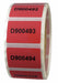 Tamper-Evident Tape 1Inx1-1/2In PK250