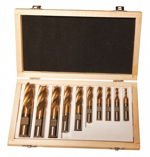 End Mill Set 0.75 in HSS