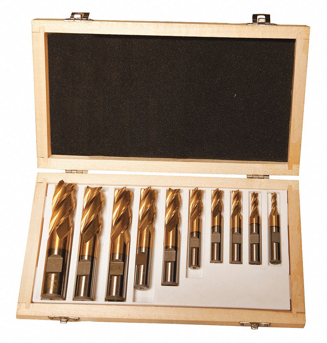 End Mill Set 0.75 in HSS