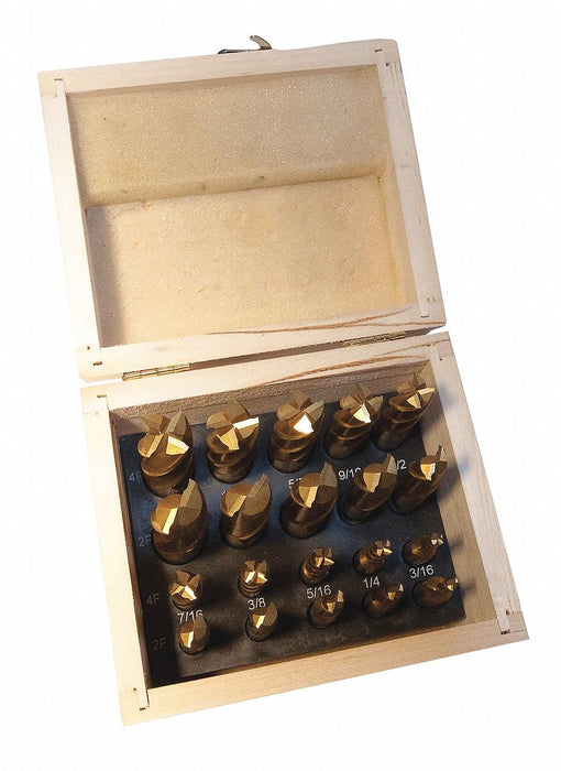 Flute End Mill Set 20 Pcs