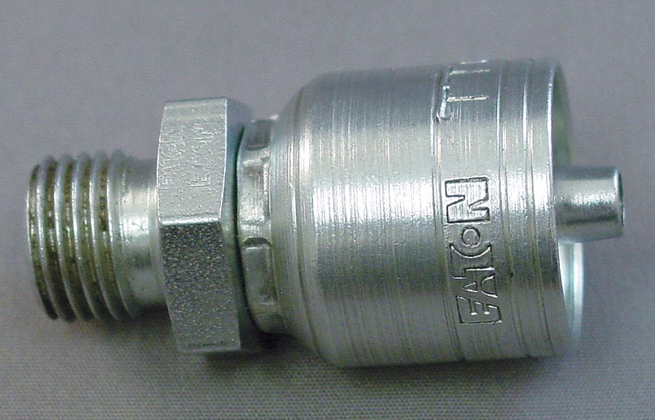 Crimp Fitting 1/2 I.D. 1/2 M BSPP