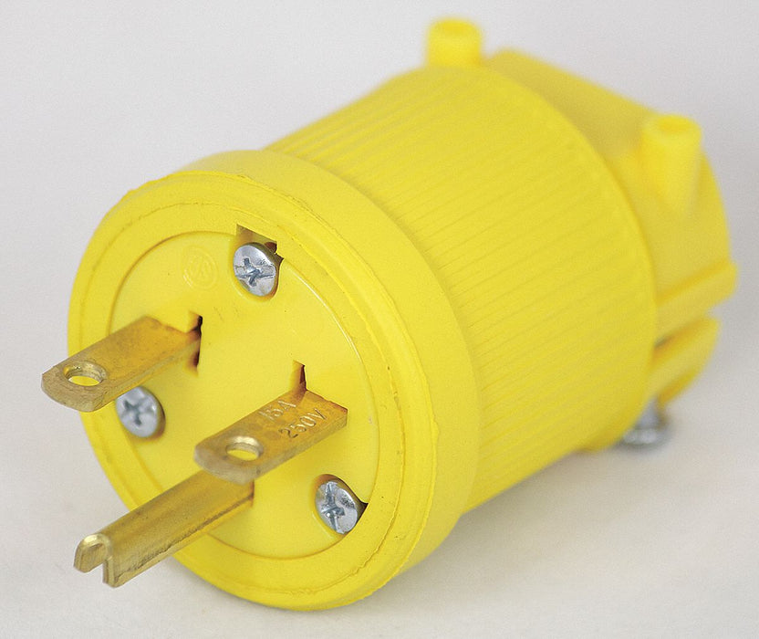 Plug 6-15P 15A 250VAC 1 Phase