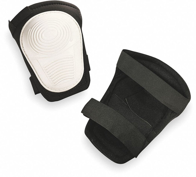 Knee Pad UNIV Hook/Loop Black/White PR