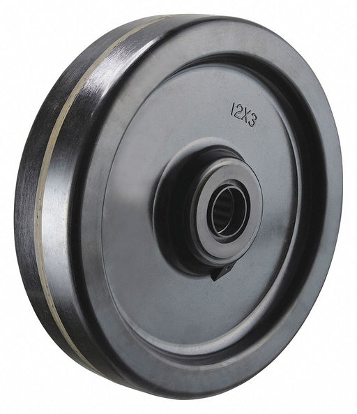 Caster Wheel 12 dia 3 500 lb Black