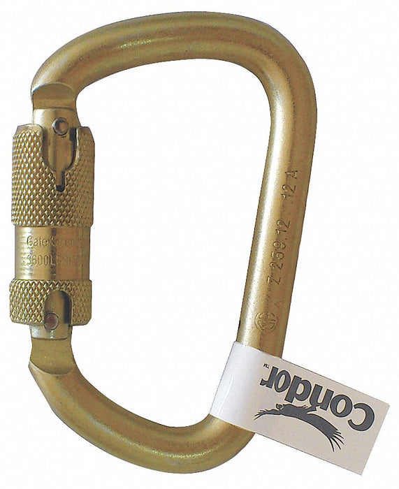 Carabiner Steel 4-7/16 in L Auto-Lock