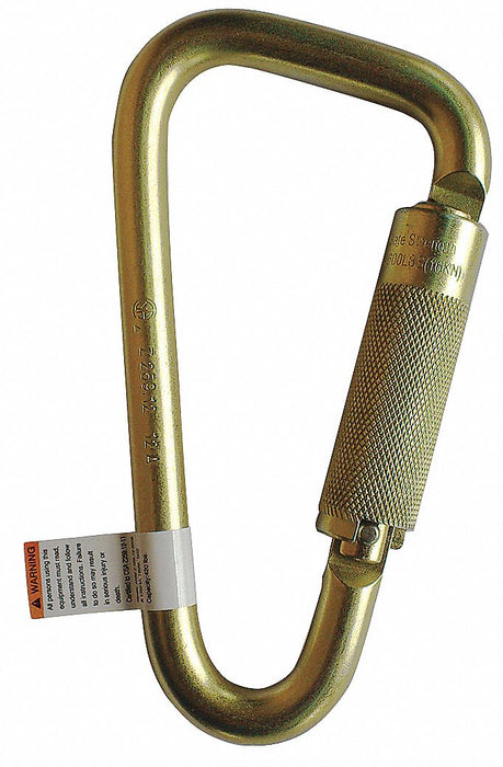 Carabiner Steel 6-3/4 in L Auto-Lock