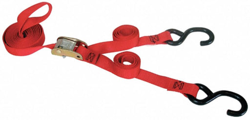 Tie Down Strap S-Hook Red