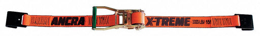 Tie Down Strap Flat-Hook Orange