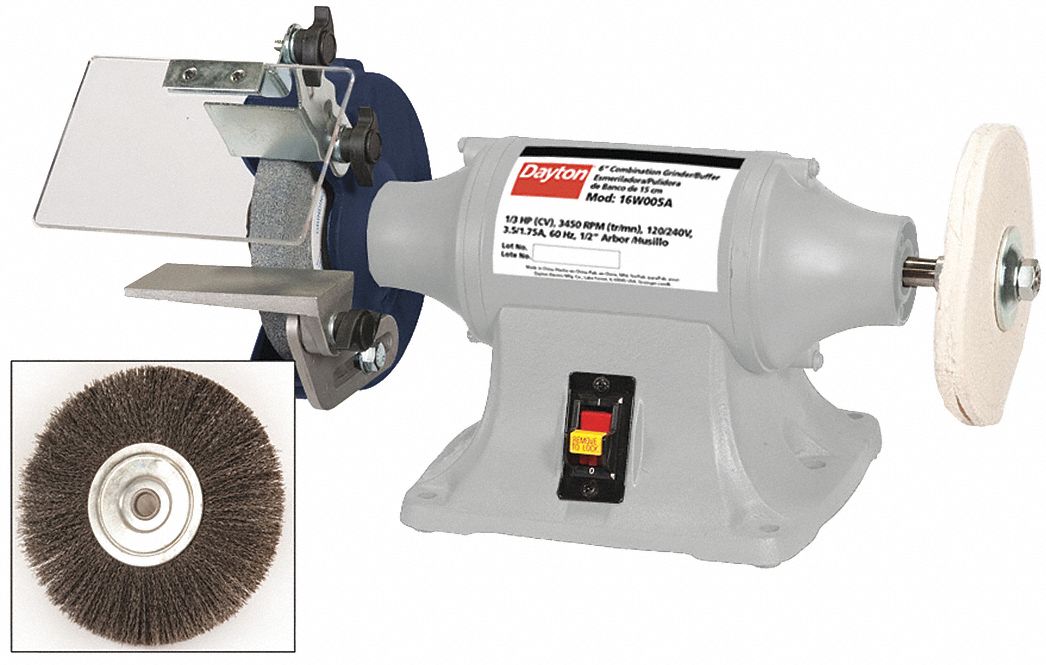 Bench Grinder 6 36 Grit 1/3HP