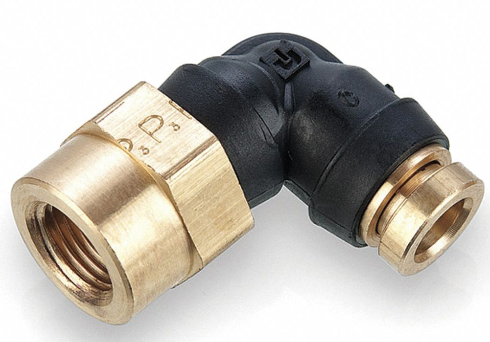 Elbow Brass Push-Fit3/8in FNPT1/8in