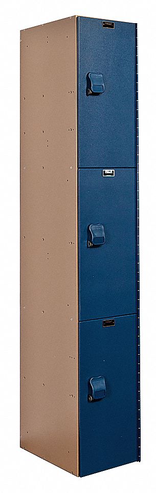Lckr 3x1Lckr Bl/Taupe 72 x12 x18 Assm