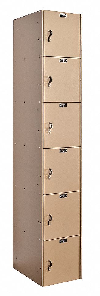 Bx Lckr 6x1Lckr Taupe 72 x12 x18 Assm