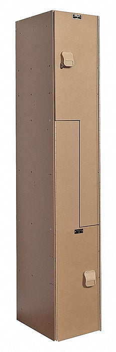 Lckr 2x1Lckr Taupe 72 x12 x18 Assm