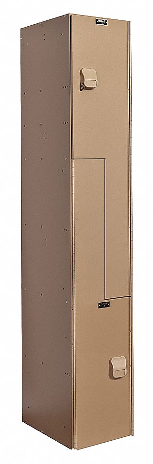 Lckr 2x1Lckr Taupe 72 x12 x18 Assm