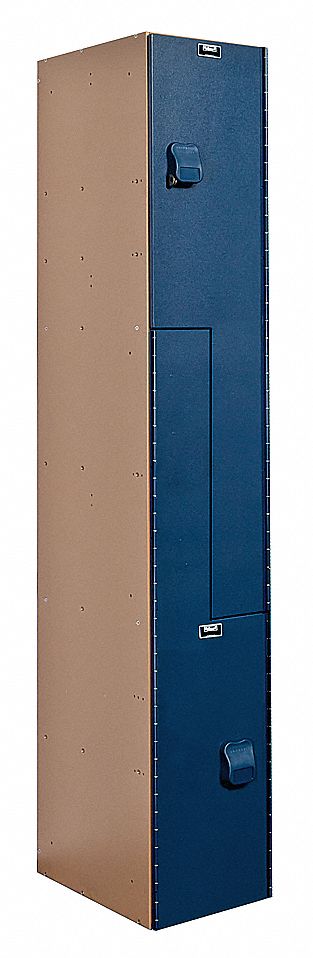 Lckr 2x1Lckr Bl/Taupe 72 x12 x18 Assm