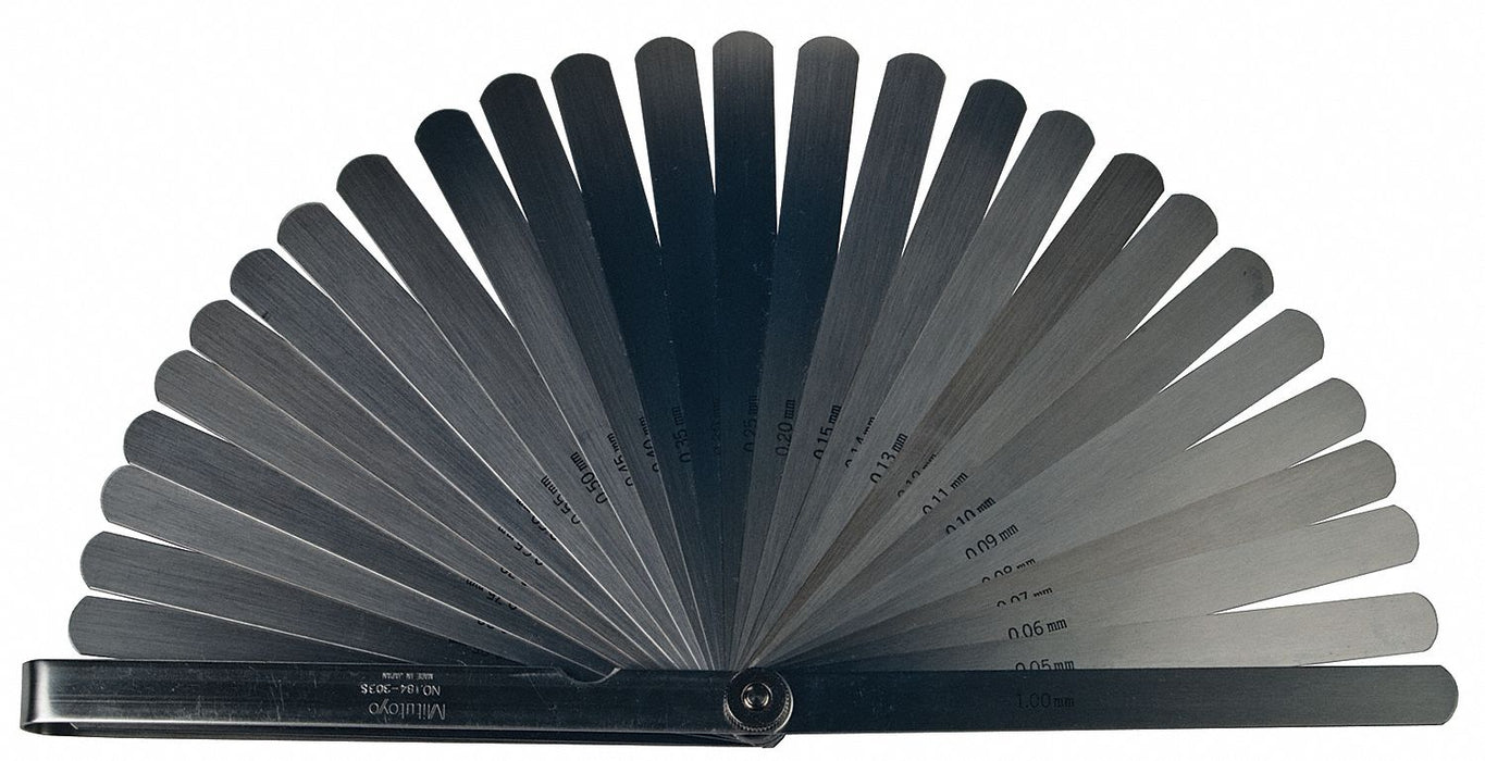Feeler Gauge Set Dimension Type Metric