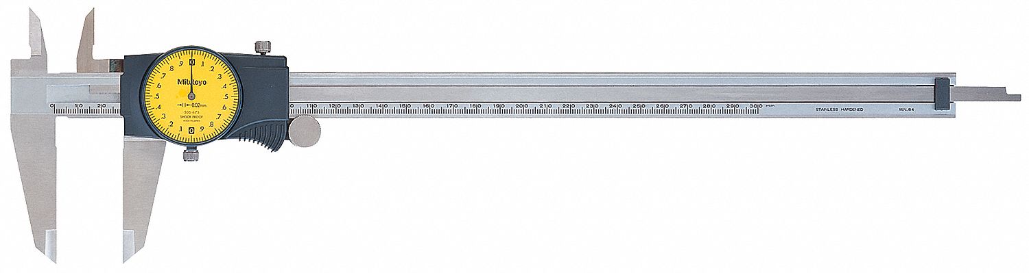 Dial Caliper 0 to 300 2mm/Rev Cert