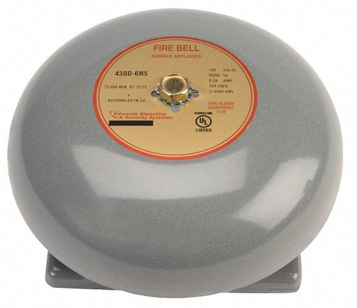 Fire Bell Gray 6 IN.