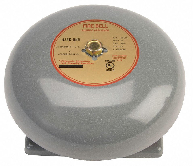 Fire Bell Gray 6 IN.