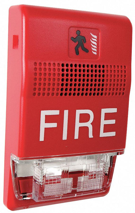 Chime Strobe Marked Fire Red