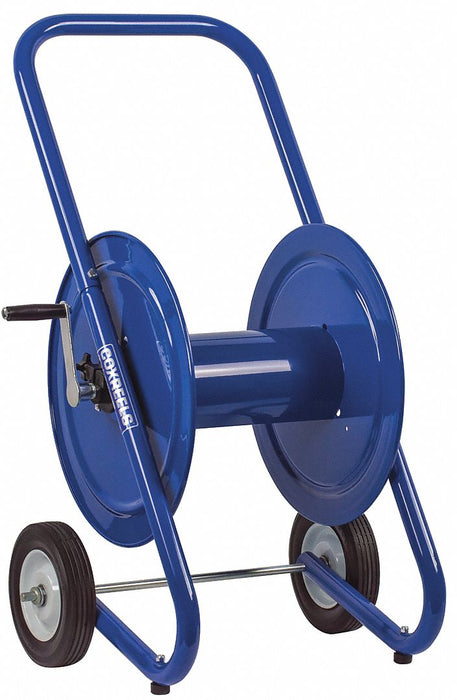 Hand Crank Hose Reel 200 ft 3/8 ID Blue